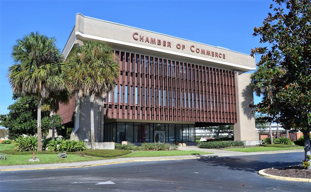 The former Orlando Chamber of Commerce Building from 2020.